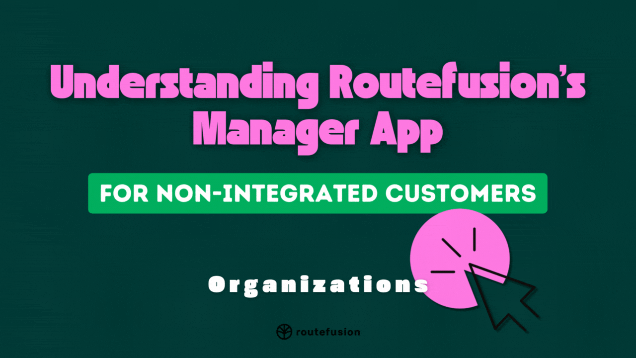 Manager App: Organizations